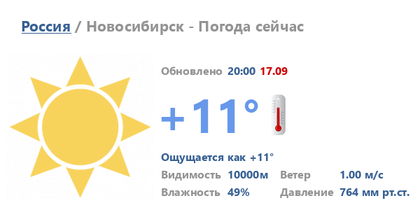 Погода новосибирск на часы. Температура в Новосибирске сейчас.